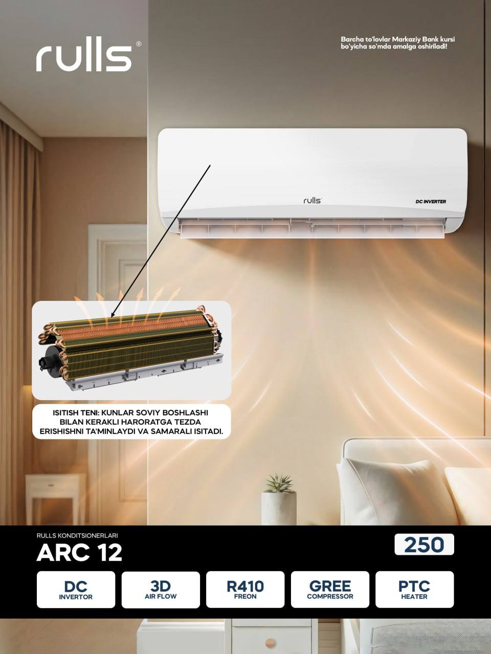 Rulls ARC-12 Inverter konditsioneri